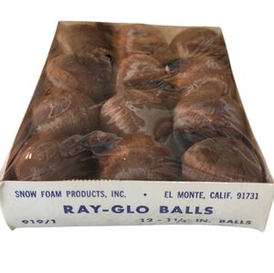 Ray-Glo Balls Ornaments
